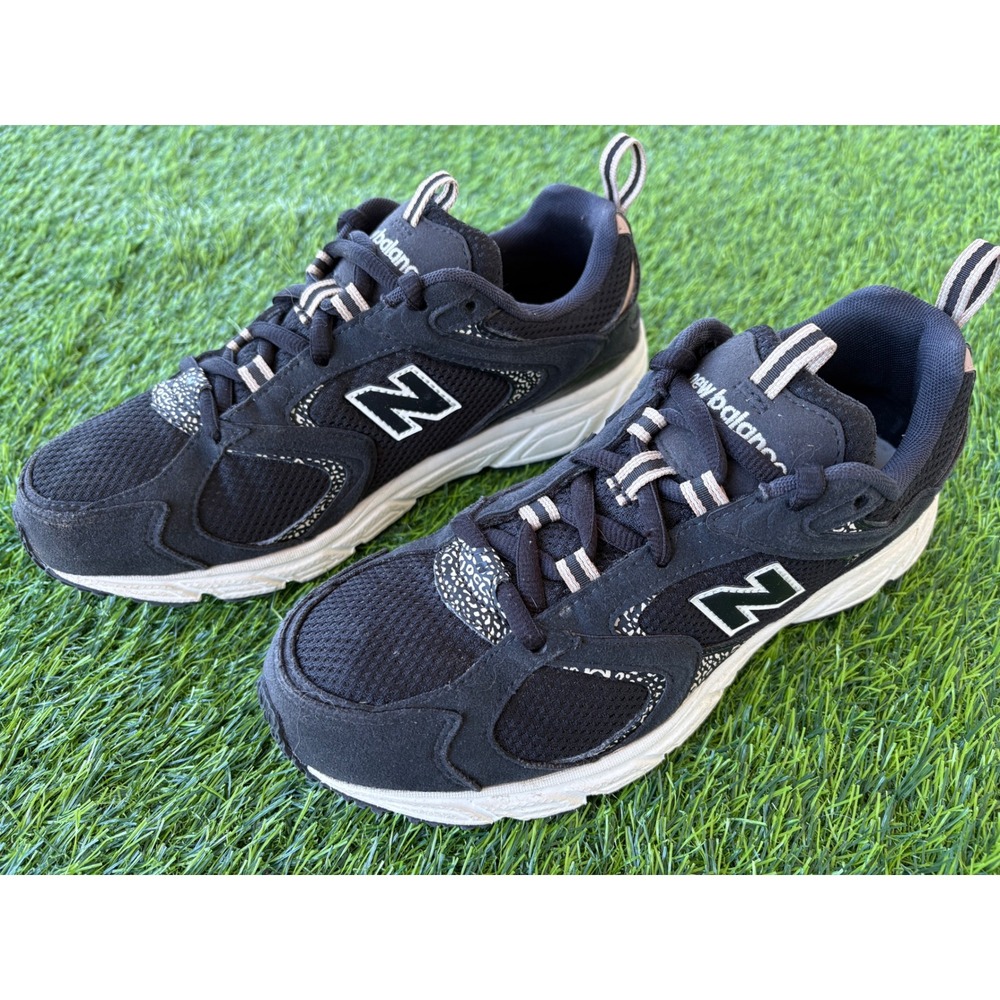 New Balance 408 Sneakers Black White Pink Animal Print ML408AP Womens 8.5 Mens 7